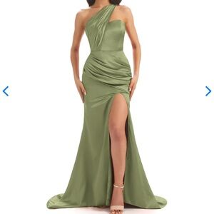 Bridesmaids gown - sage green